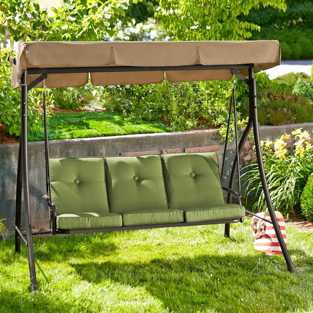 Hd Designs Outdoors Beale Street 3 Seat Swing Outdoor regarding sizing 1024 X 1024