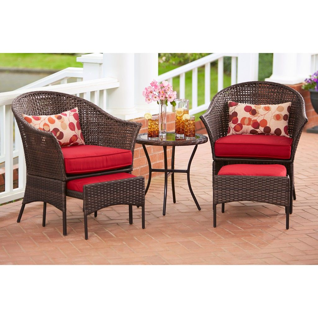 Hd Designs Outdoors Peach Tree 5 Piece Wicker Set Decor in sizing 1024 X 1024