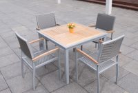 High Quality Aluminum Outdoor Tables Teak Wood Garden pertaining to size 960 X 960