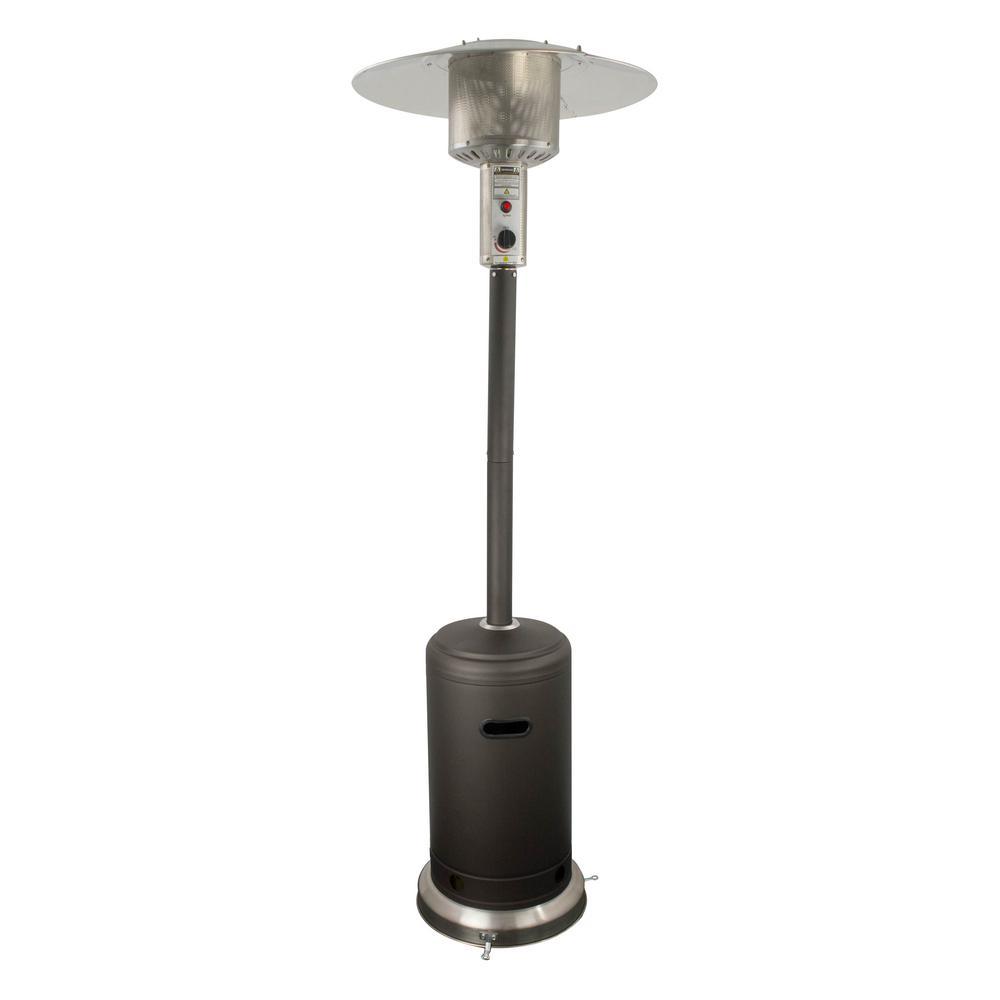 Hiland 41000 Btu Mocha Propane Gas Promotional Tall Patio Heater with sizing 1000 X 1000