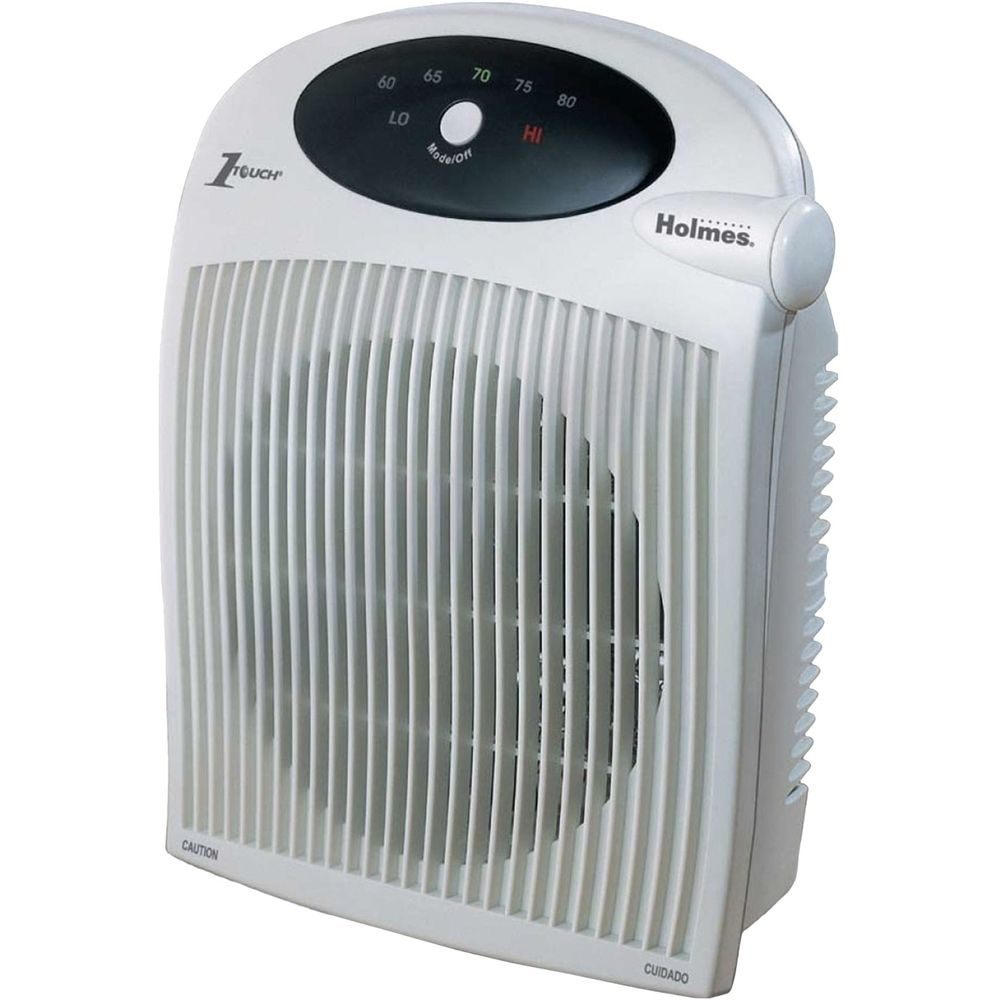 Holmes Electric Fan Heater White Portable Heater pertaining to proportions 1000 X 1000