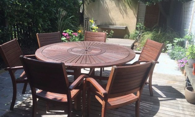 Homebase Almeria Seater Round Wooden Garden Furniture Set for sizing 1024 X 768