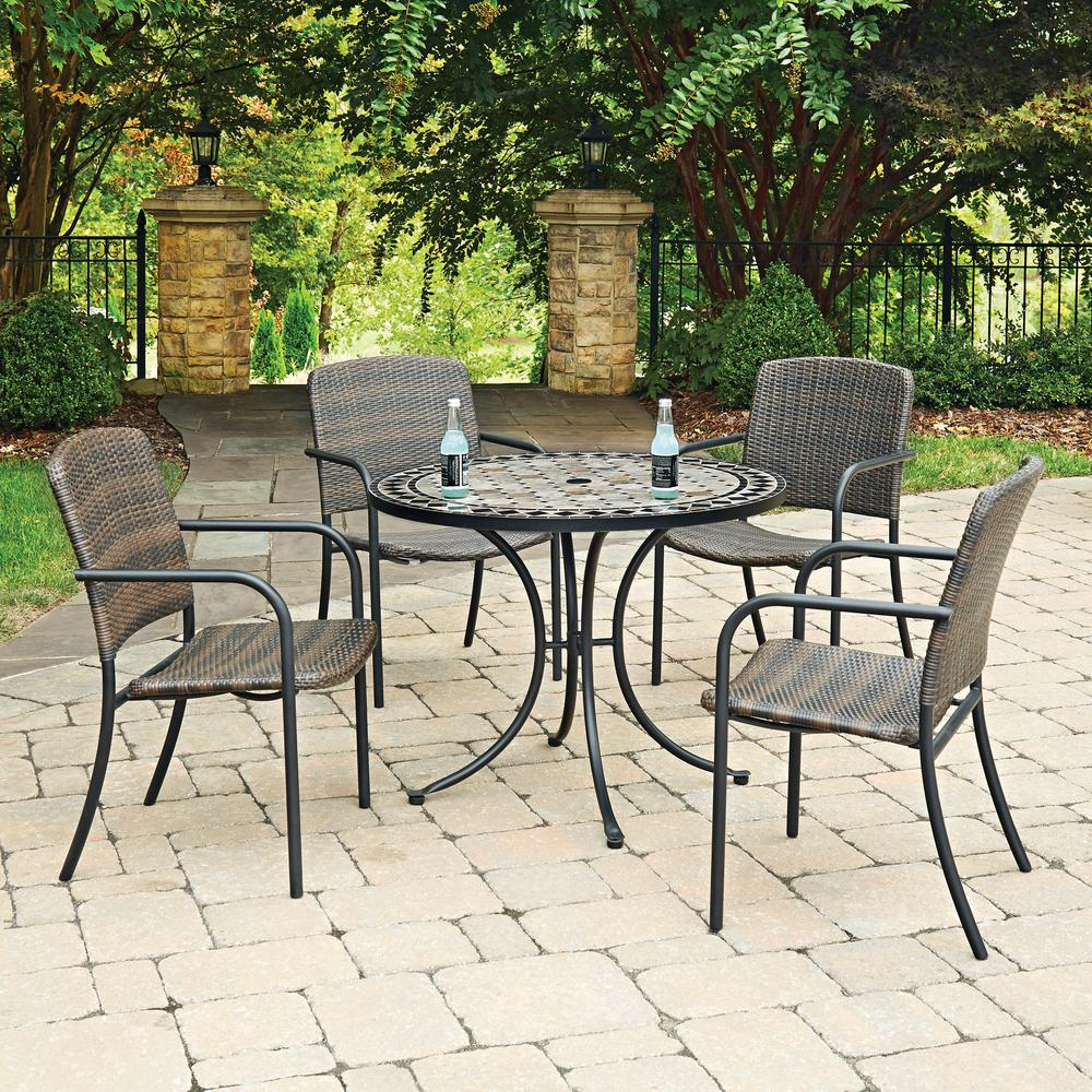 Homestyles Cottage 5 Piece Marble Outdoor Dining Set with regard to proportions 1000 X 1000