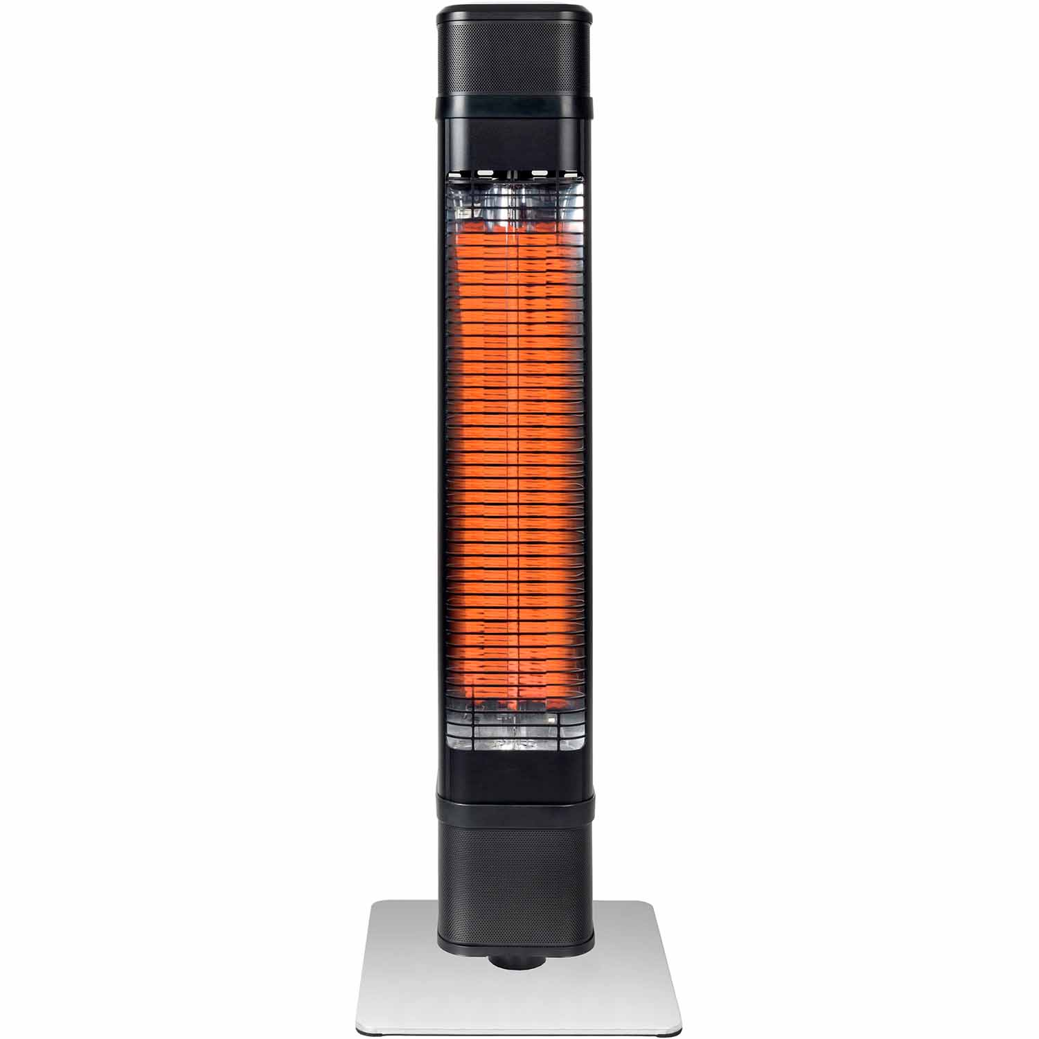 Illium Outdoor Heater With Speakers 2000 Watt L 345mm W 345mm H 1130mm with regard to dimensions 1500 X 1500