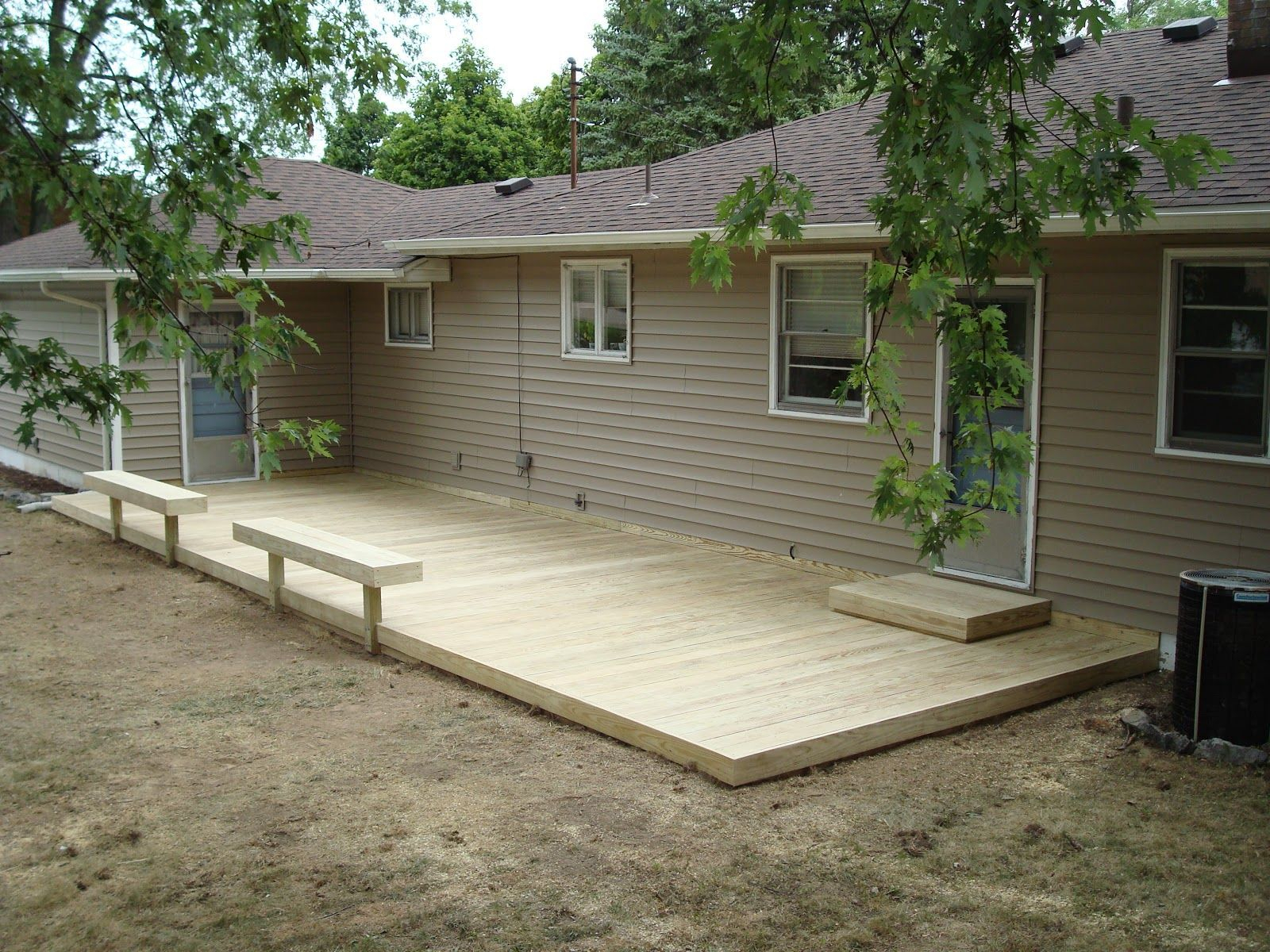 Image Result For Build A Low Deck On The Ground Ground with measurements 1600 X 1200