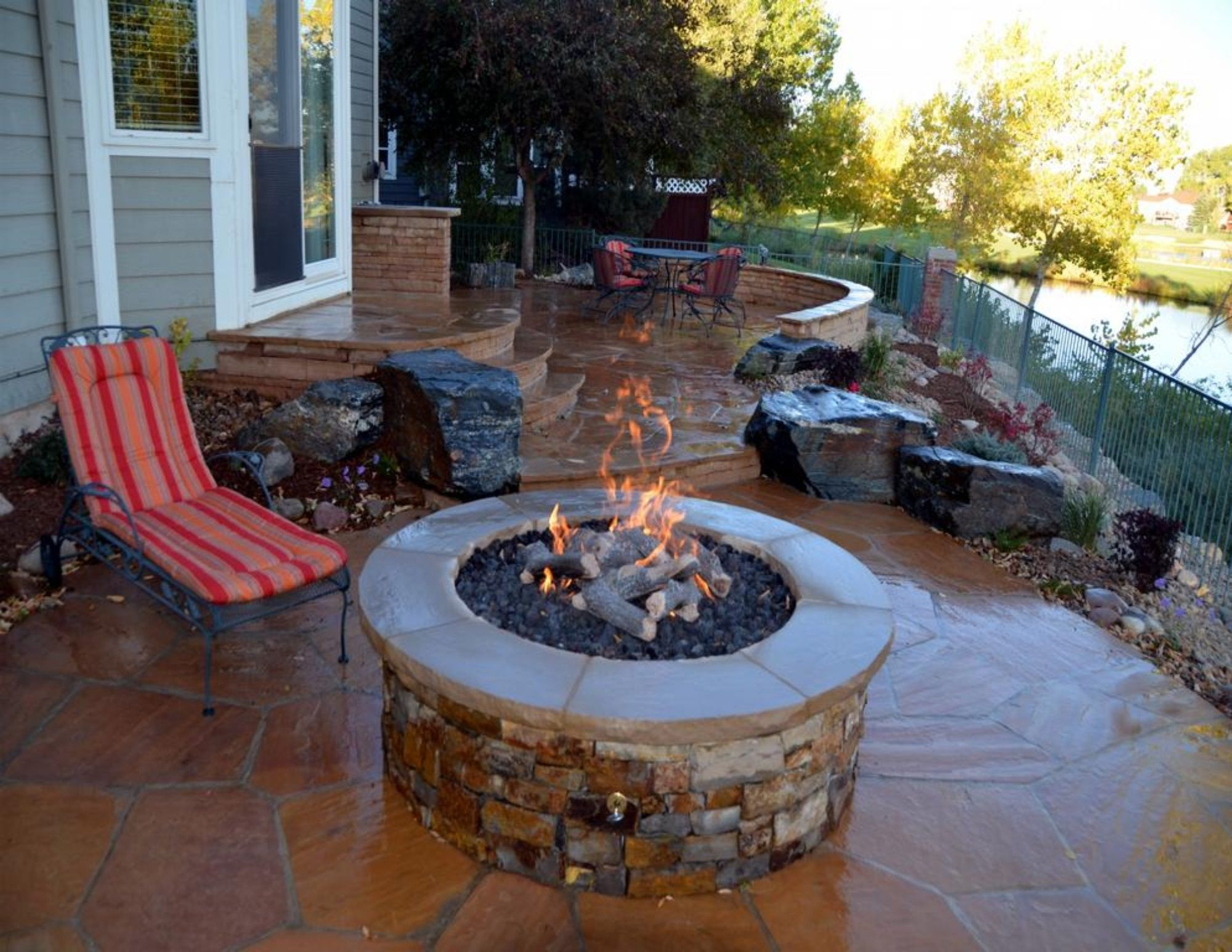 Image Result For Small Patio Ideas With Fire Pit Fire Pits regarding proportions 2000 X 1545