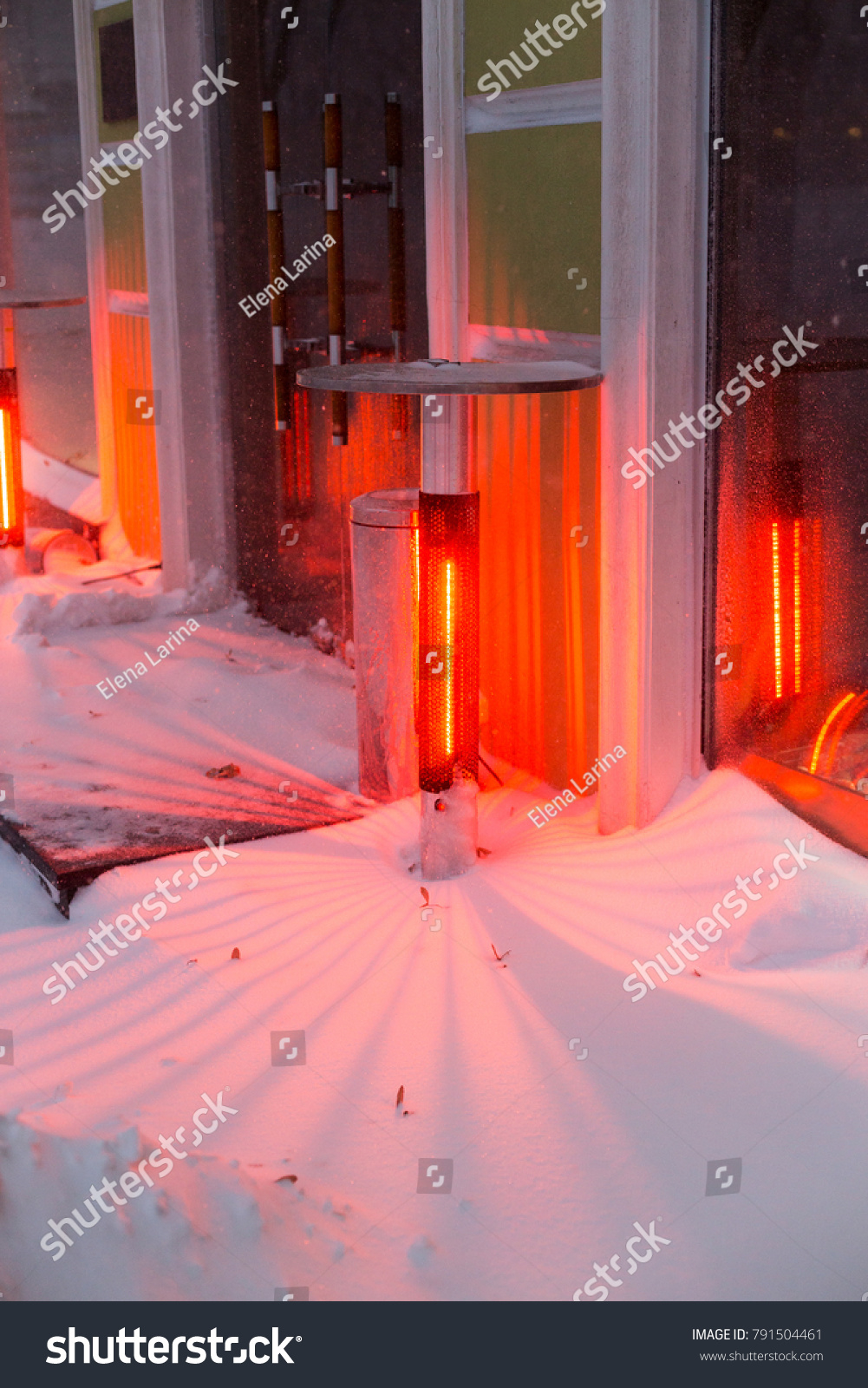 Infrared Outdoor Heaters Open Air On Stock Photo Edit Now within dimensions 1001 X 1600