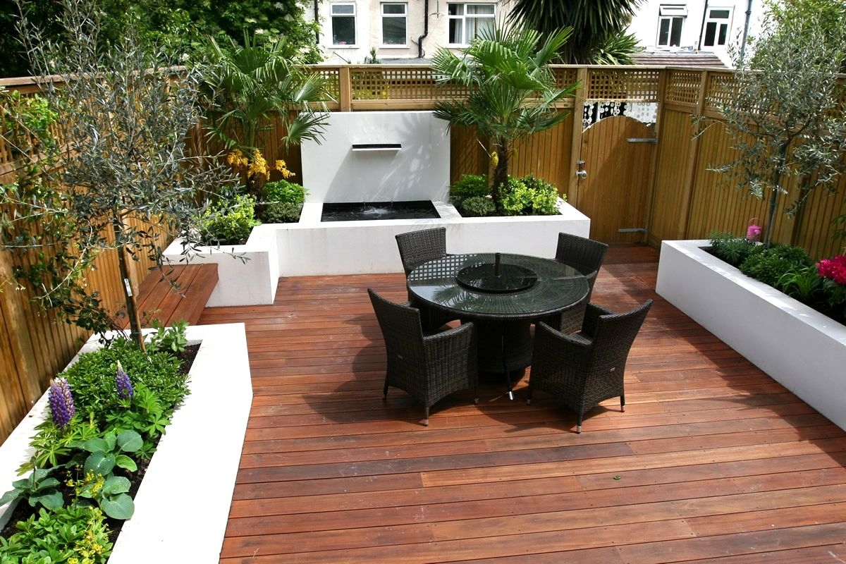 Intimate Patio Backyard Courtyard Small Back Garden Ideas Uk regarding proportions 1200 X 800