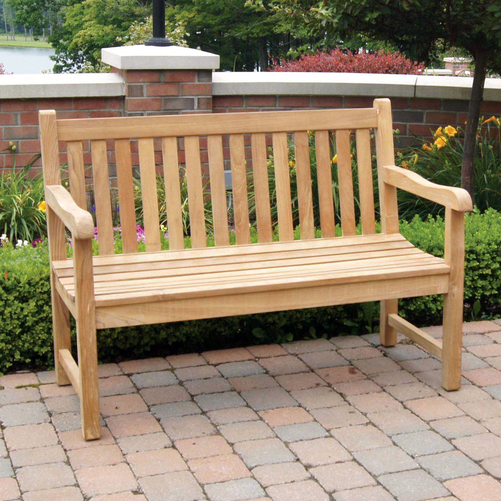 Jewels Of Java Teak English Garden Bench 4 Ft From with regard to sizing 1600 X 1600