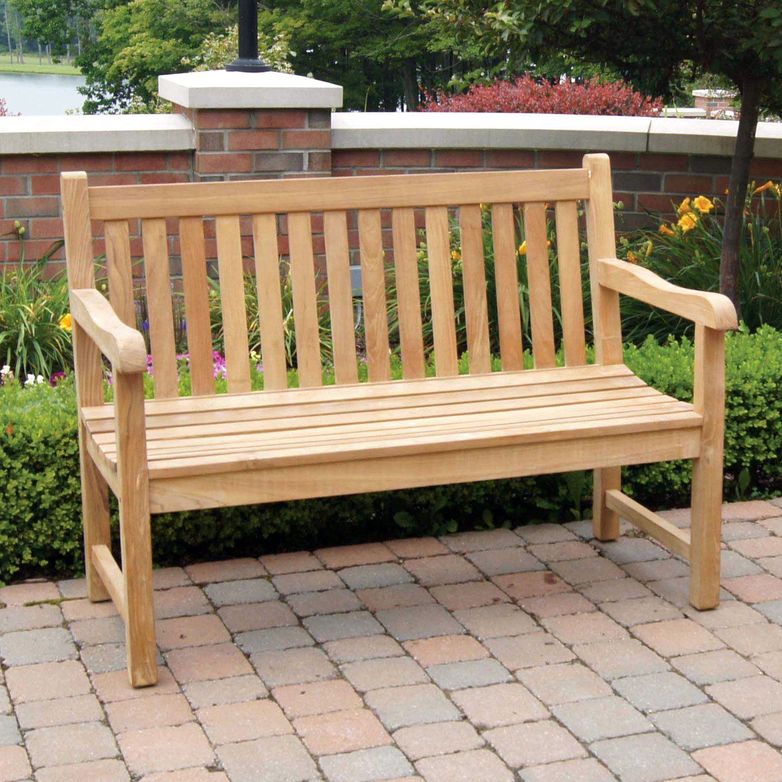 Jewels Of Java Teak English Garden Bench 4 Ft From within sizing 1600 X 1600