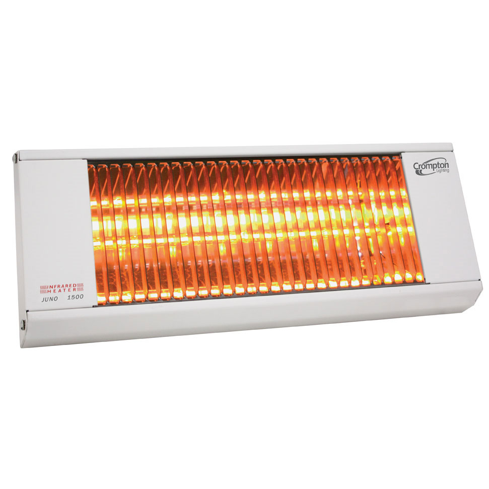 Juno 1500w Infrared Heater White regarding sizing 971 X 971