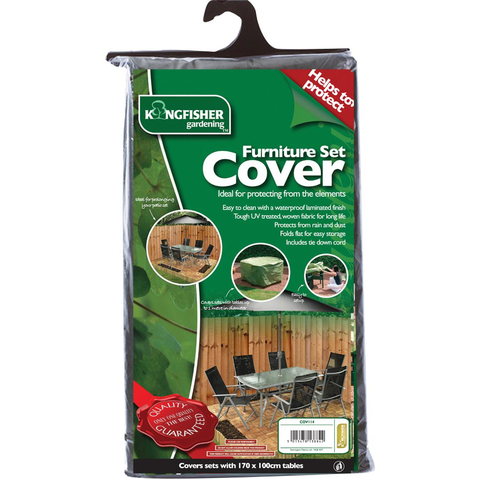 Kingfisher Outdoor Furniture Cover Rectangular throughout proportions 962 X 962