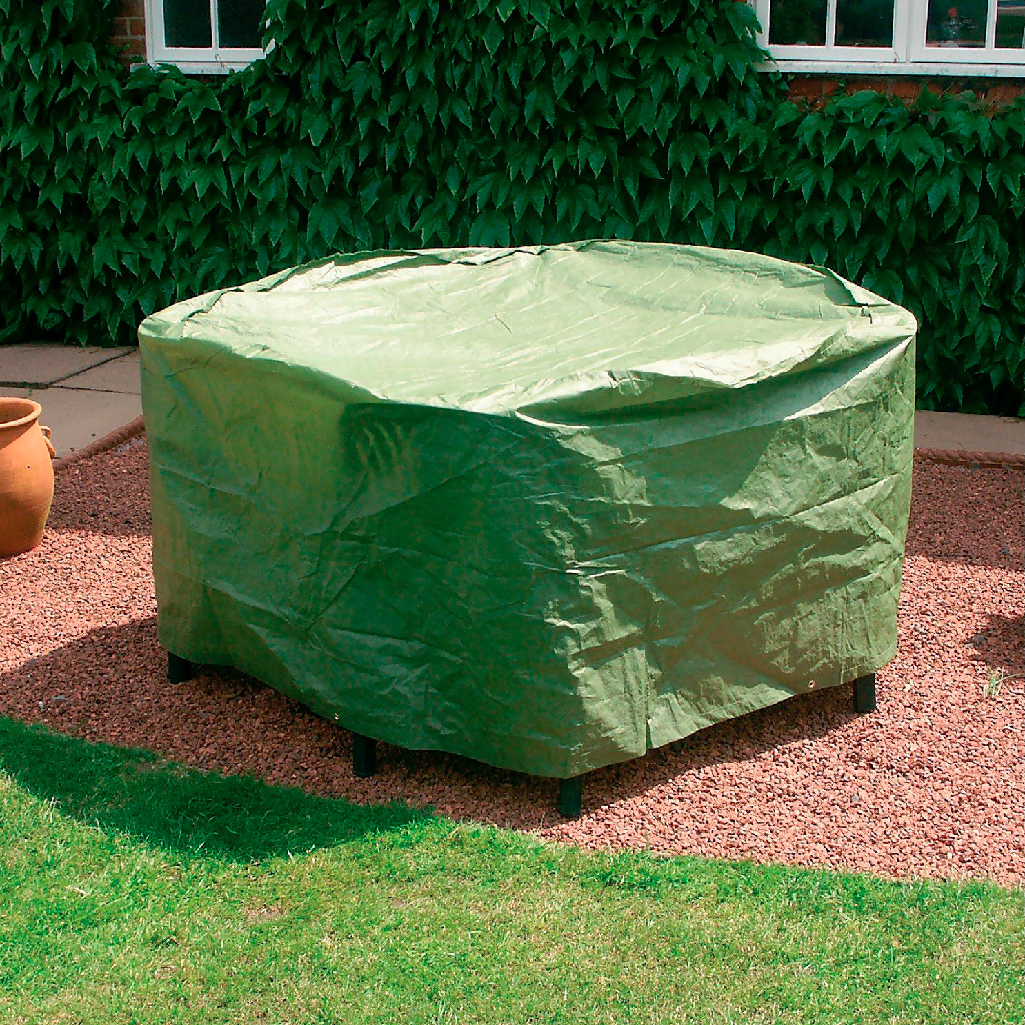 Kingfisher Outdoor Furniture Cover Round intended for measurements 1486 X 1486