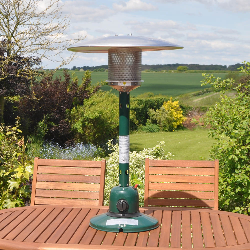 Kingfisher Outdoor Table Top Gas Patio Heater pertaining to proportions 1000 X 1000