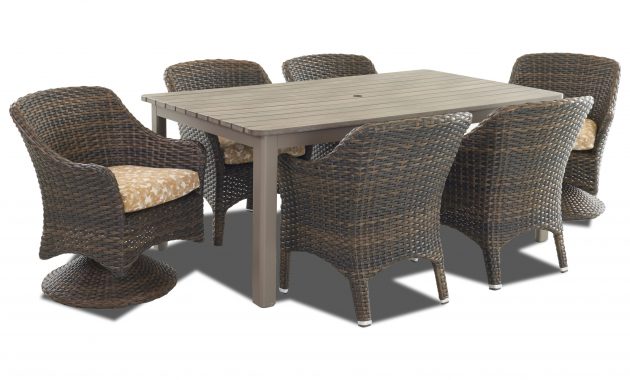 Klaussner Outdoor Mesa Seven Piece Outdoor Dining Set for size 3200 X 3200