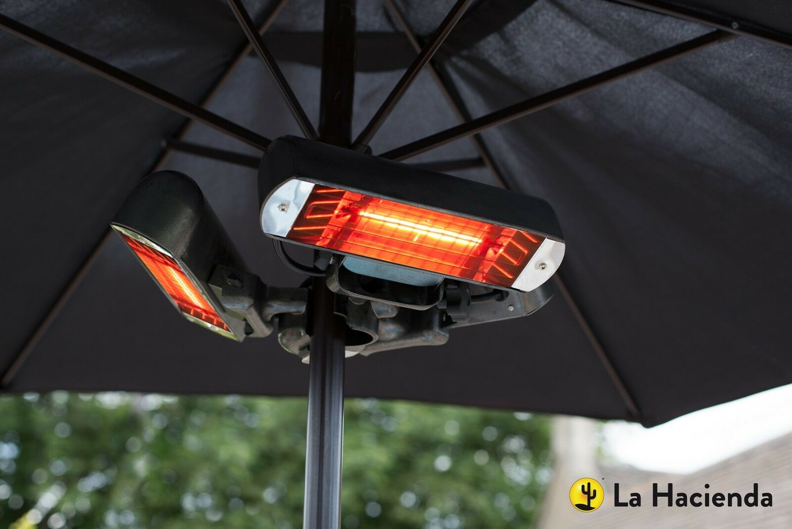 La Hacienda Heatmaster Slimline Super Parasol Patio Heater 24kw U2bs R24 throughout measurements 1600 X 1068