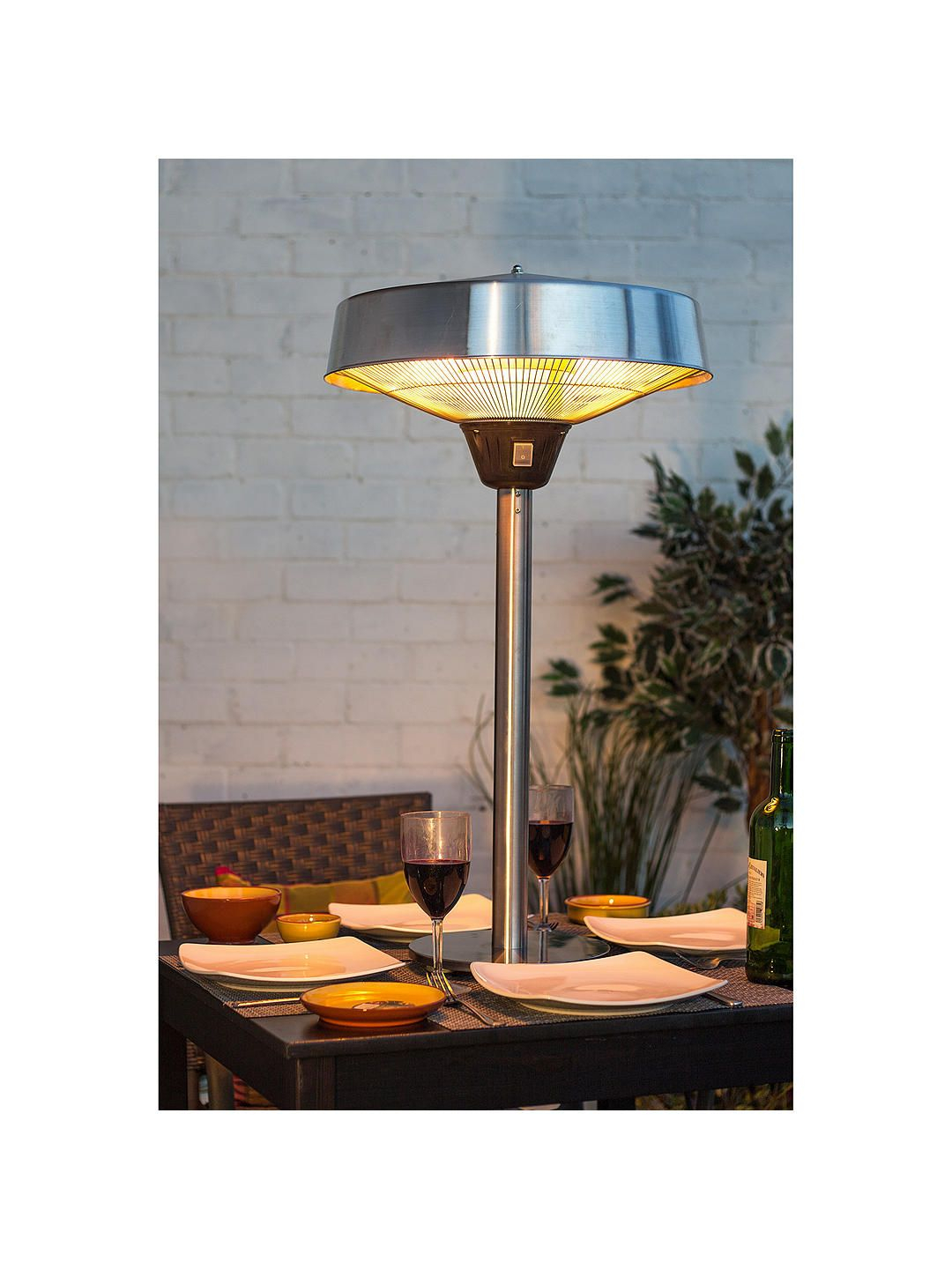 La Hacienda Table Top Electric Heater In 2019 Patio Heater within sizing 1080 X 1440