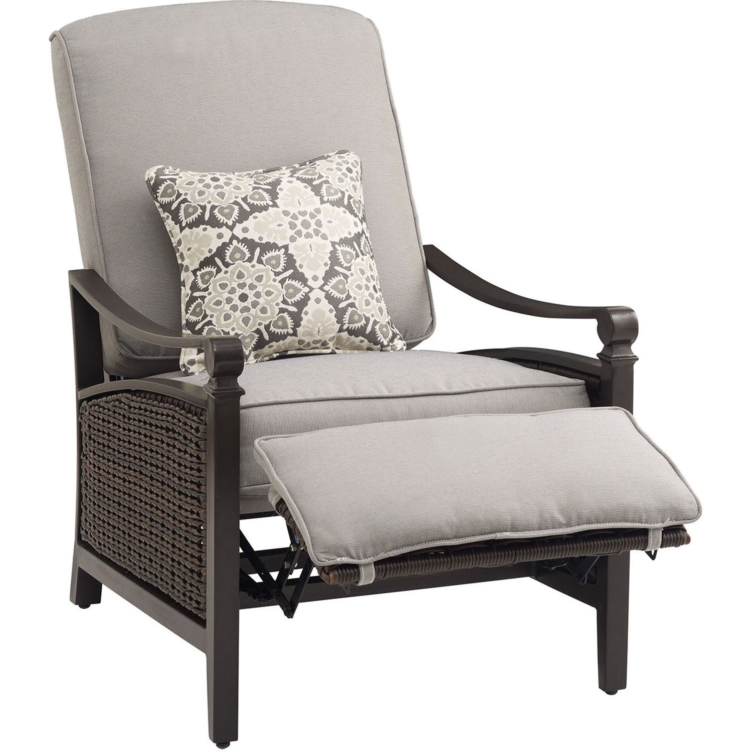 La Z Boy Carson Pew Outdoor Carson Luxury Outdoor Recliner Pewter within dimensions 1500 X 1500