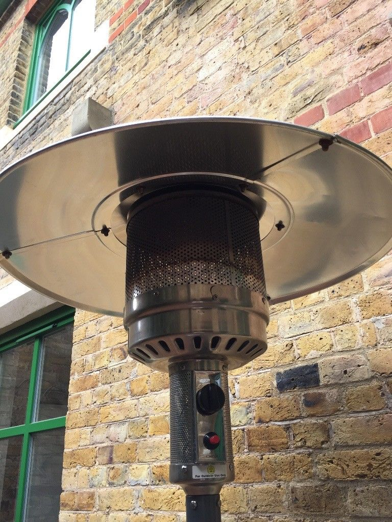 Large Best B Q Bq Gas Patio Heater With Patio Awning within size 768 X 1024