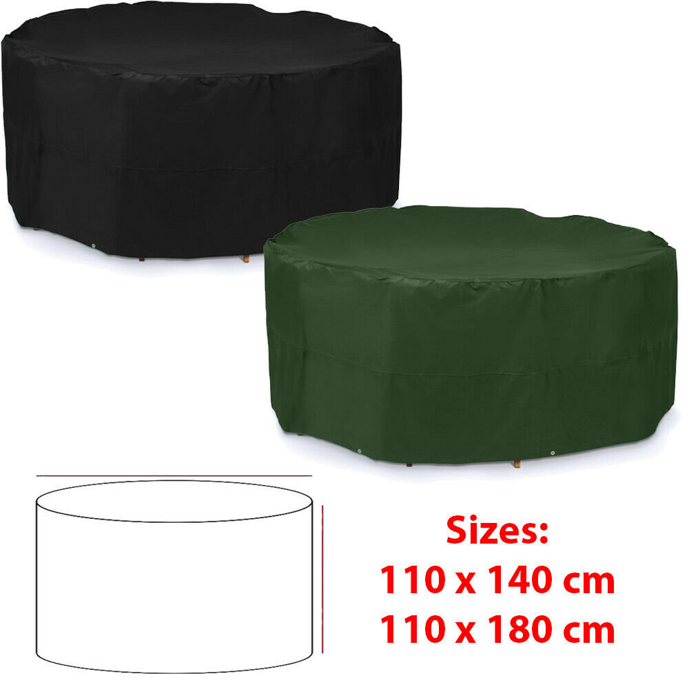 Large Round Outdoor Garden Patio Table Chair Set Furniture Cover regarding proportions 1000 X 1000