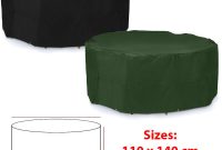 Large Round Outdoor Garden Patio Table Chair Set Furniture Cover throughout proportions 1000 X 1000