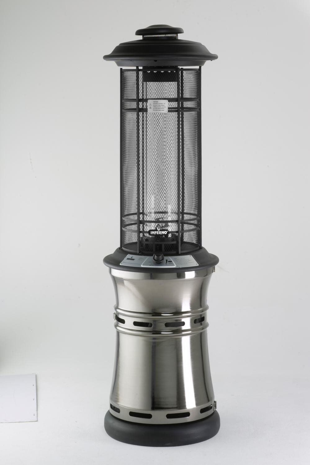 Lifestyle Santorini Flame Gas Patio Heater throughout measurements 999 X 1500