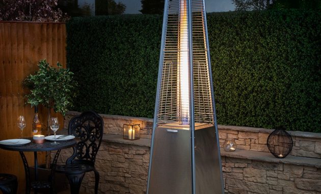 Living Flame Gas Patio Heater Outdoor Heat Lamp Patio regarding proportions 1600 X 1600