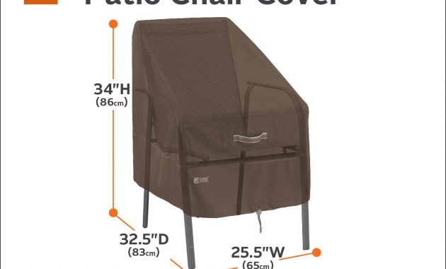Madrona Rainproof High Back Patio Chair Cover Furniture with dimensions 1500 X 1500