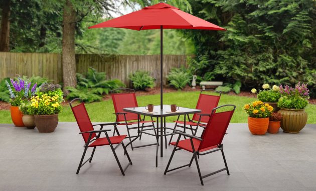 Mainstays Albany Lane 6 Piece Outdoor Patio Dining Set Multiple Colors Walmart for proportions 2000 X 2000