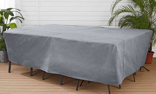 Mainstays Sandell 100 Patio Chat Set Cover In Gray Large in size 3000 X 3000