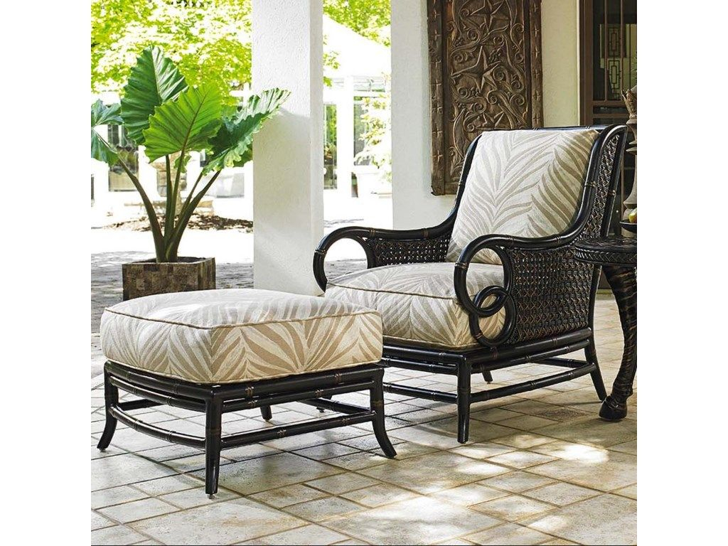 Marimba Outdoor Lounge Chair And Ottoman Set Tommy Bahama with regard to proportions 1024 X 768