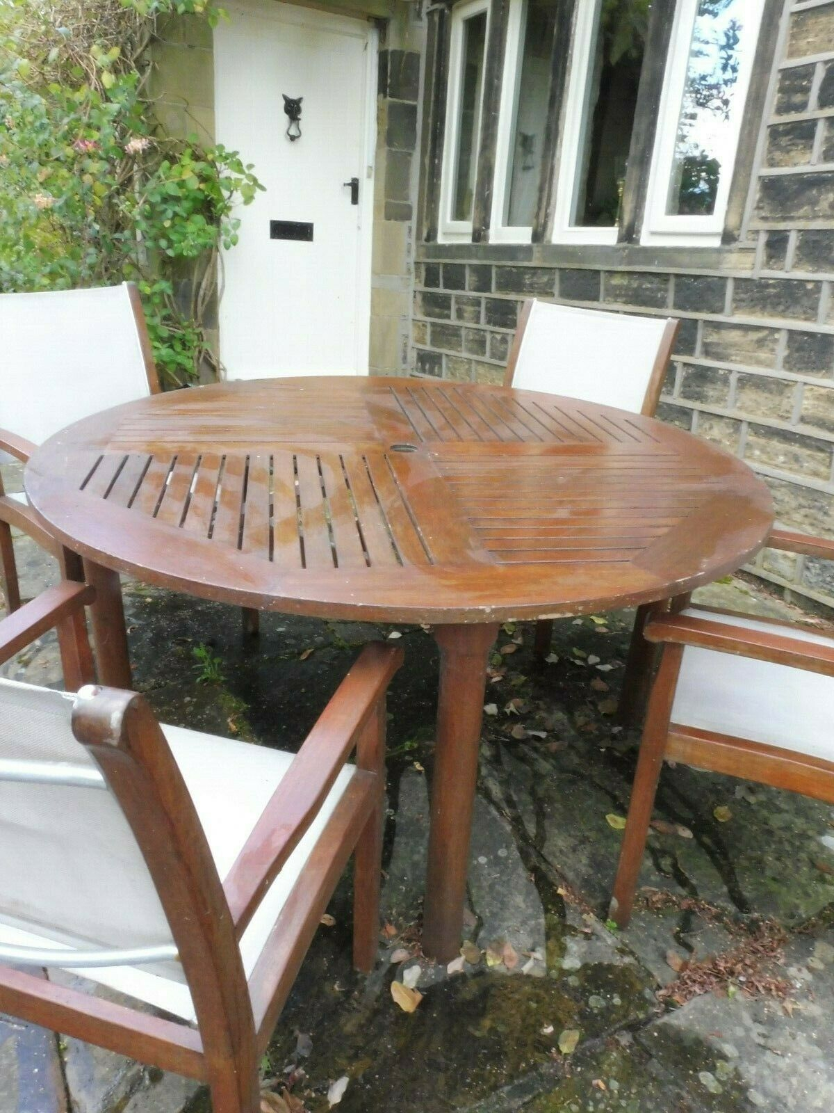 Marks And Spencer 5 Piece Hardwood Garden Dining Table And Chair Set for measurements 1200 X 1600