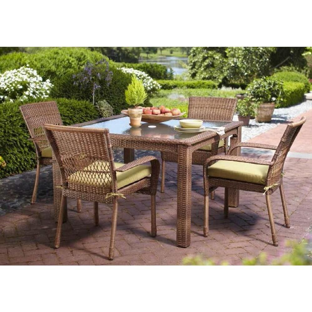 Martha Stewart Living Charlottetown Brown All Weather Wicker in measurements 1000 X 1000