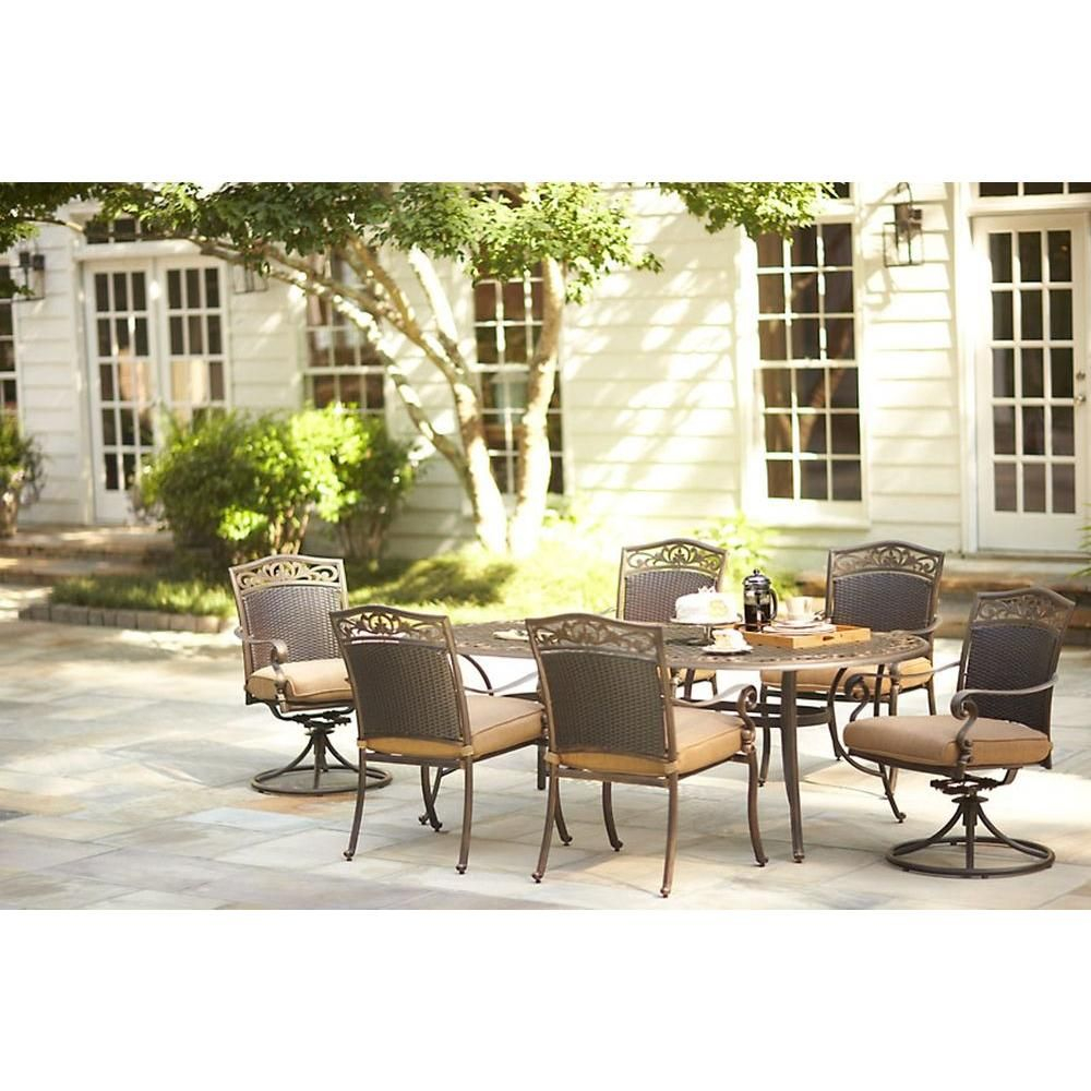 Martha Stewart Living Miramar Ii 7 Piece Patio Dining Set for dimensions 1000 X 1000