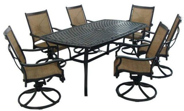 Martha Stewart Living Solana Bay 7 Piece Patio Dining Set with regard to size 1000 X 1000