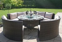 Maze Rattan Dallas 8 Seater Sofa Set Brown Garden pertaining to dimensions 1480 X 1480