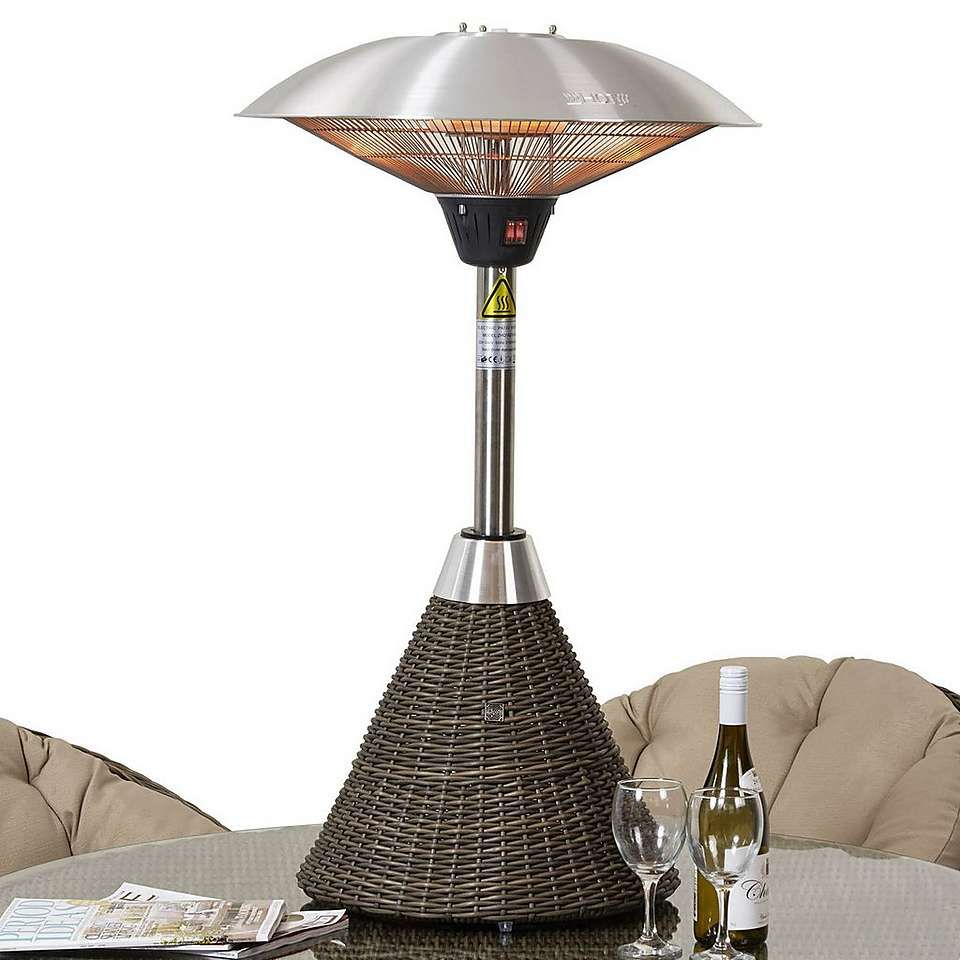 Maze Rattan Small Winchester Patio Heater Dunelm Patio for proportions 960 X 960