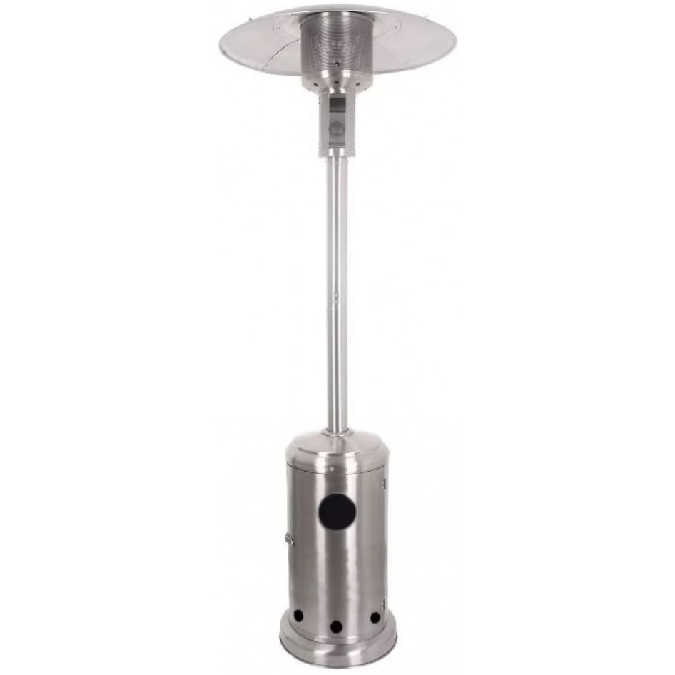 Megamaster Belgrade Patio Gas Heater Stainless Steel intended for sizing 946 X 946
