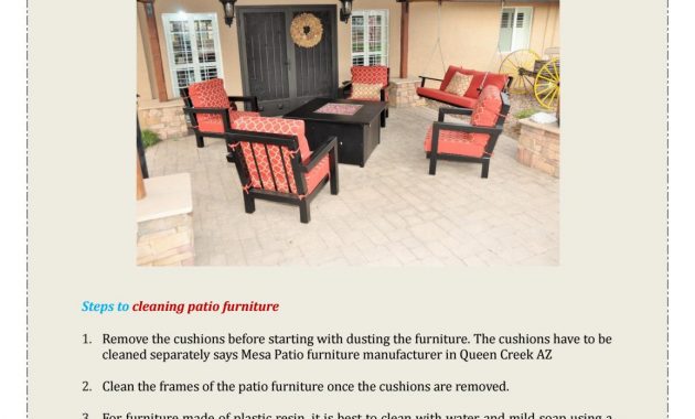 Mesa Patio Queen Creek Az Cleaning Tips For Patio intended for sizing 1156 X 1496