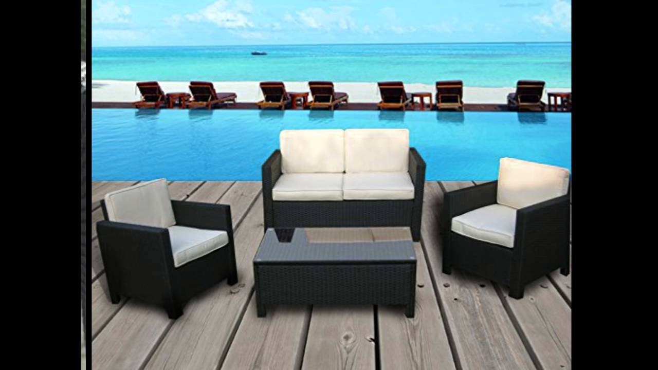 Miami Beach Collection 4 Pc Outdoor Rattan Wicker Sofa for proportions 1280 X 720