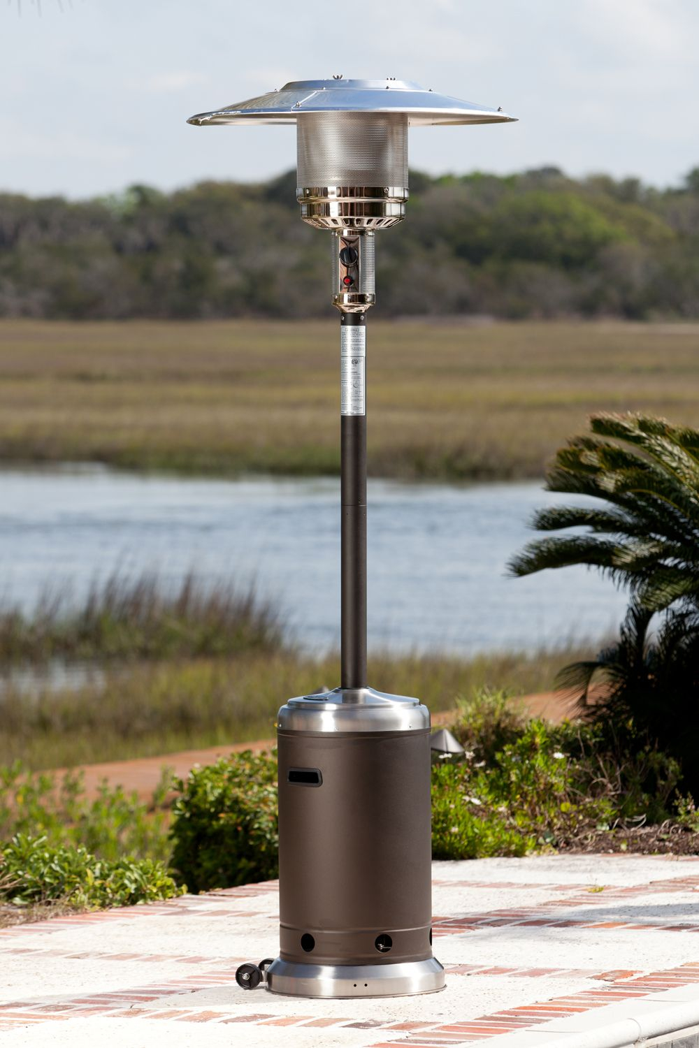 Mocha And Stainless Steel Commercial Patio Heater Gas regarding size 1000 X 1500