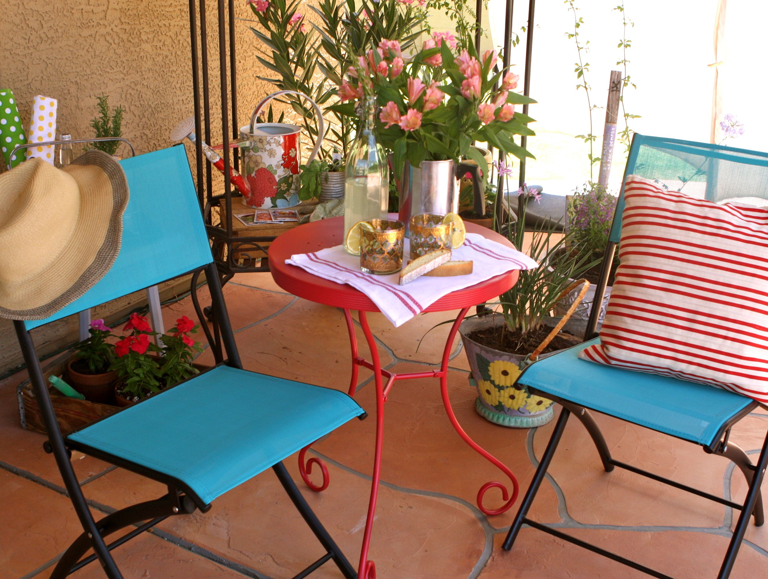 My Backyard Patio Is Outfitted With Decor From Goodwill in measurements 2658 X 2006