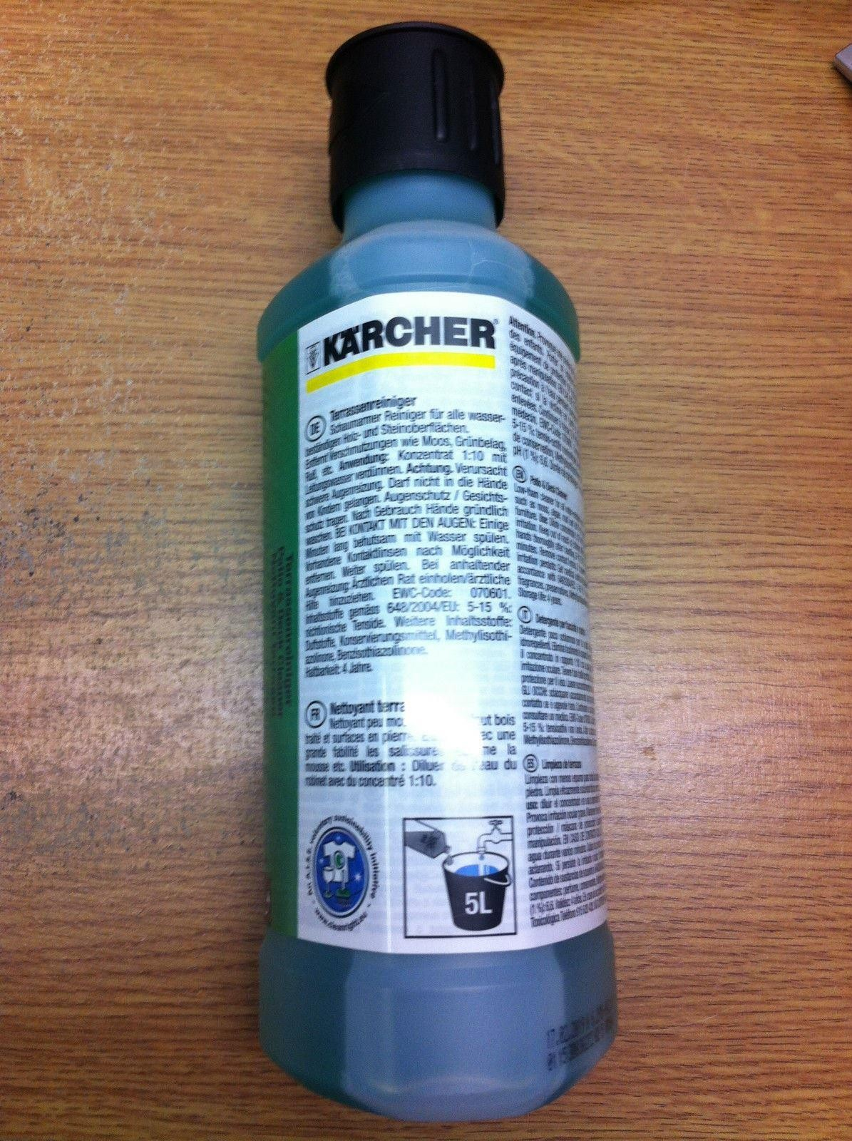 New Karcher Patio And Deck Cleaner 500ml Bottle Makes 5 throughout measurements 1195 X 1600