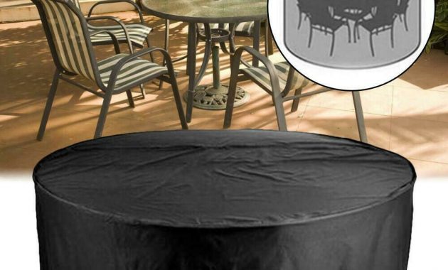 New Large Round Water Resistant Outdoor Furniture Cover Patio Rattan Table Cover intended for sizing 1000 X 1000