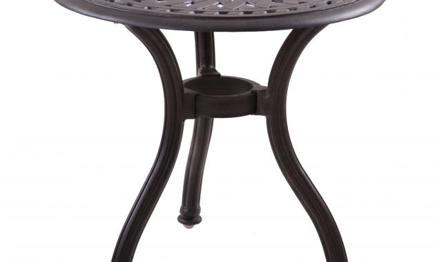 Outdoor Darlee Series 60 Cast Aluminum Round End Patio Table within sizing 3200 X 3200