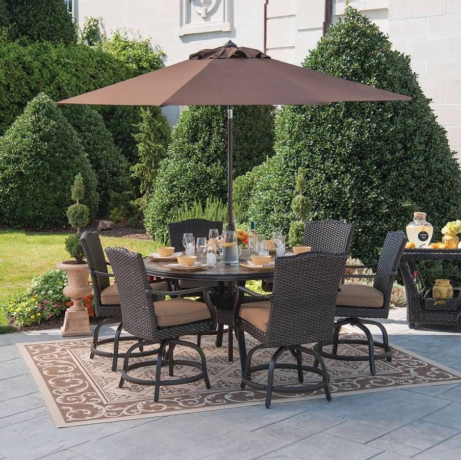Outdoor Furniture Patio Dining Set Wicker Rattan 7pc Balcony in size 904 X 903
