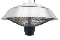Outsunny 425mm Electric Ceiling Mounted Halogen Patio Heater 1500 Watt Hanging Indoor Outdoor Pull Switch for sizing 1600 X 1600