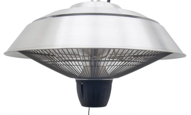 Outsunny 425mm Electric Ceiling Mounted Halogen Patio Heater 1500 Watt Hanging Indoor Outdoor Pull Switch for sizing 1600 X 1600