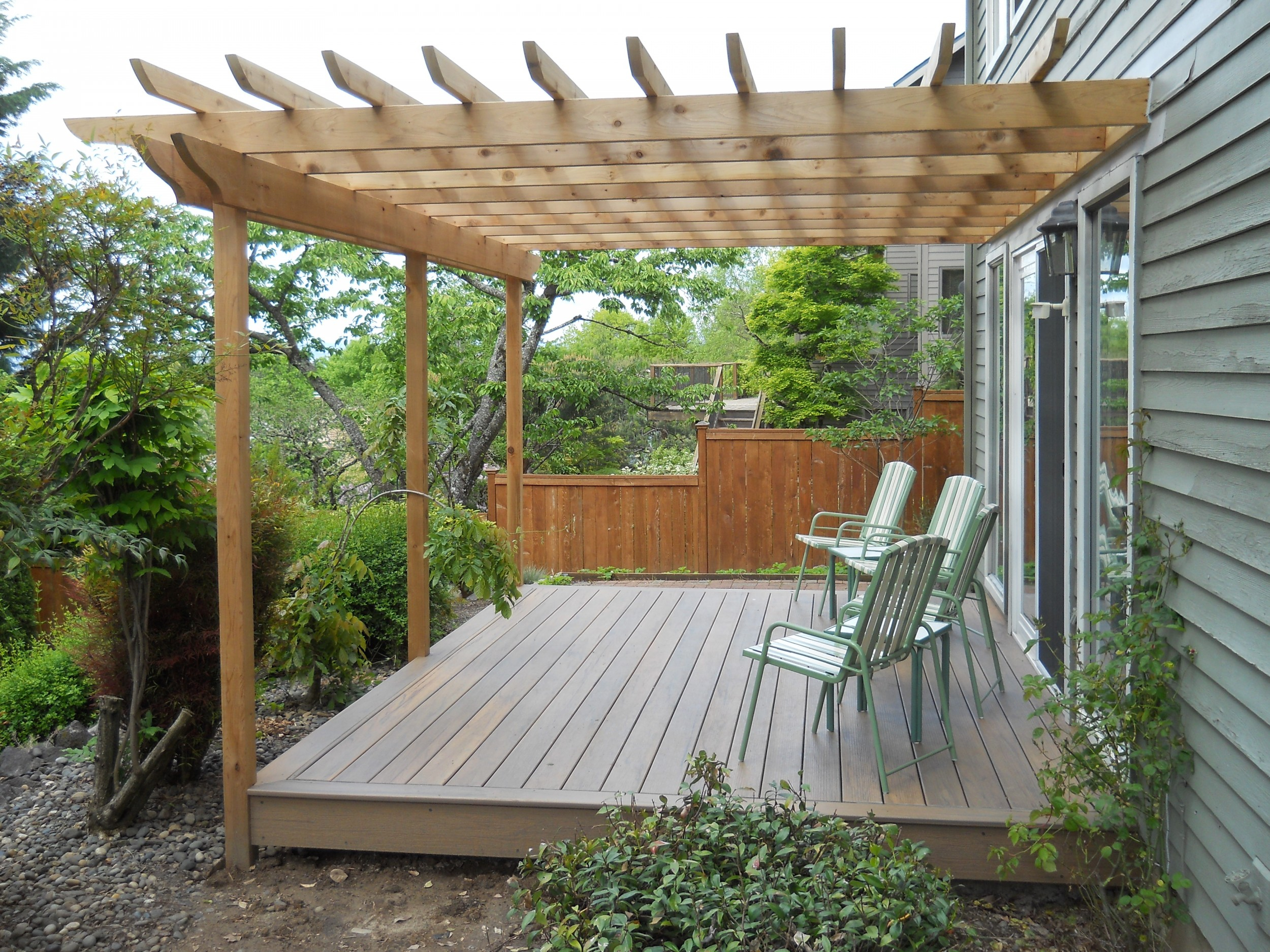 Overhangs Three Rivers Custom Decks Portland Or in sizing 2500 X 1875