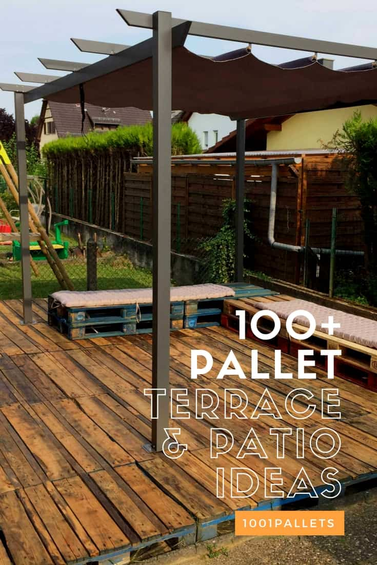 Pallet Decks Pallet Terraces Patios 1001 Pallets with regard to proportions 735 X 1102